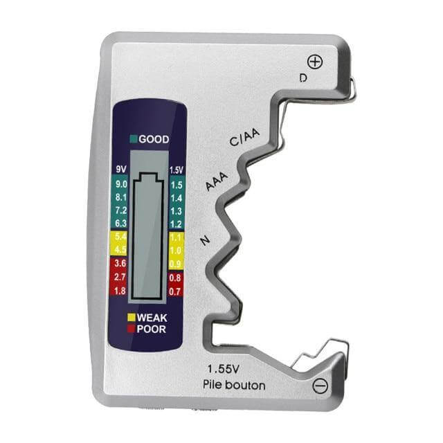 Accurate LCD Battery Life Voltage Tester