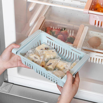 Space Saving Adjustable Refrigerator Storage Bin