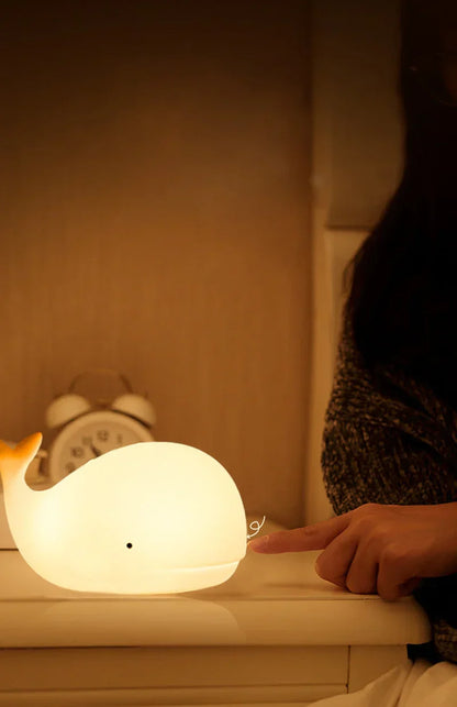 Adorable Whale LED Nightlight with Color Change