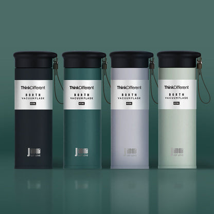 Compact Insulated Double Walled Thermos Flask