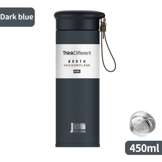 Compact Insulated Double Walled Thermos Flask