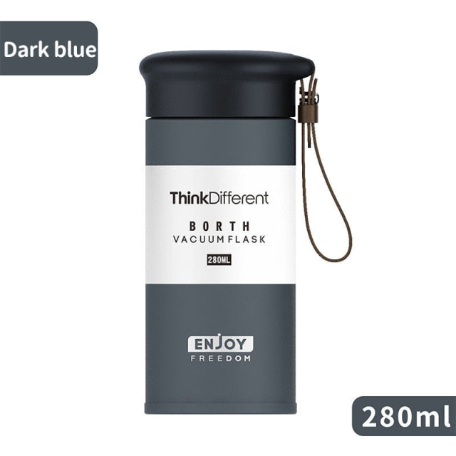 Compact Insulated Double Walled Thermos Flask