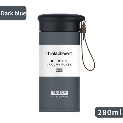 Compact Insulated Double Walled Thermos Flask