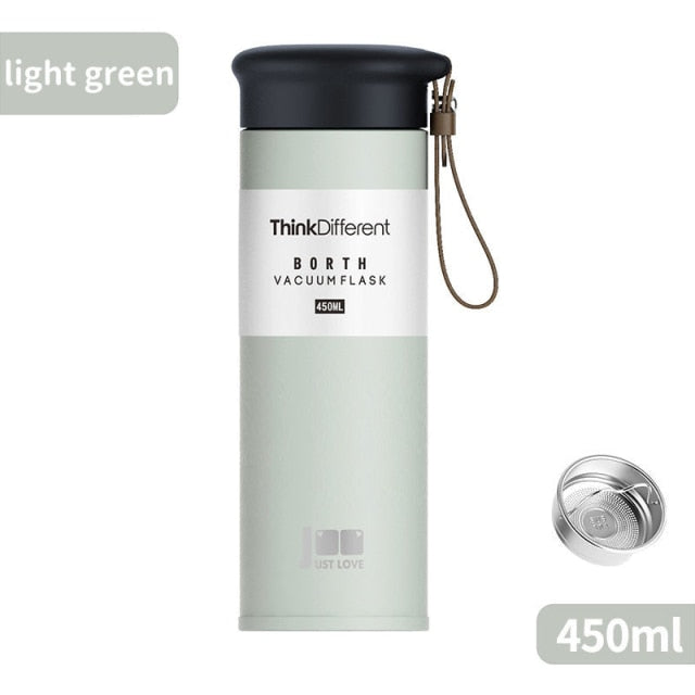 Compact Insulated Double Walled Thermos Flask