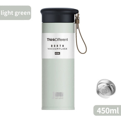 Compact Insulated Double Walled Thermos Flask
