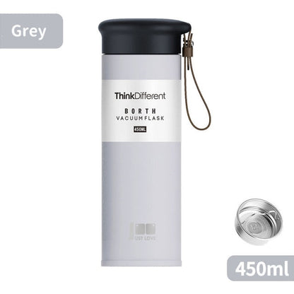 Compact Insulated Double Walled Thermos Flask