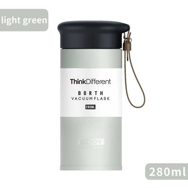 Compact Insulated Double Walled Thermos Flask