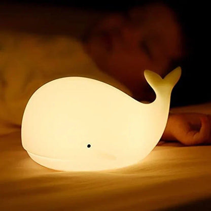 Adorable Whale LED Nightlight with Color Change