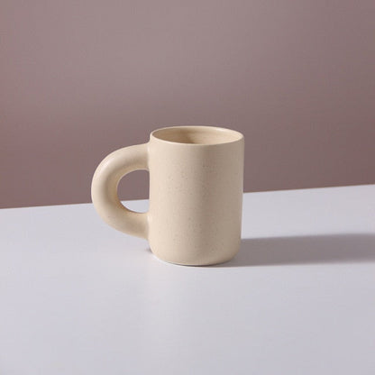Elegant Geometric Porcelain Coffee Cup - Befez