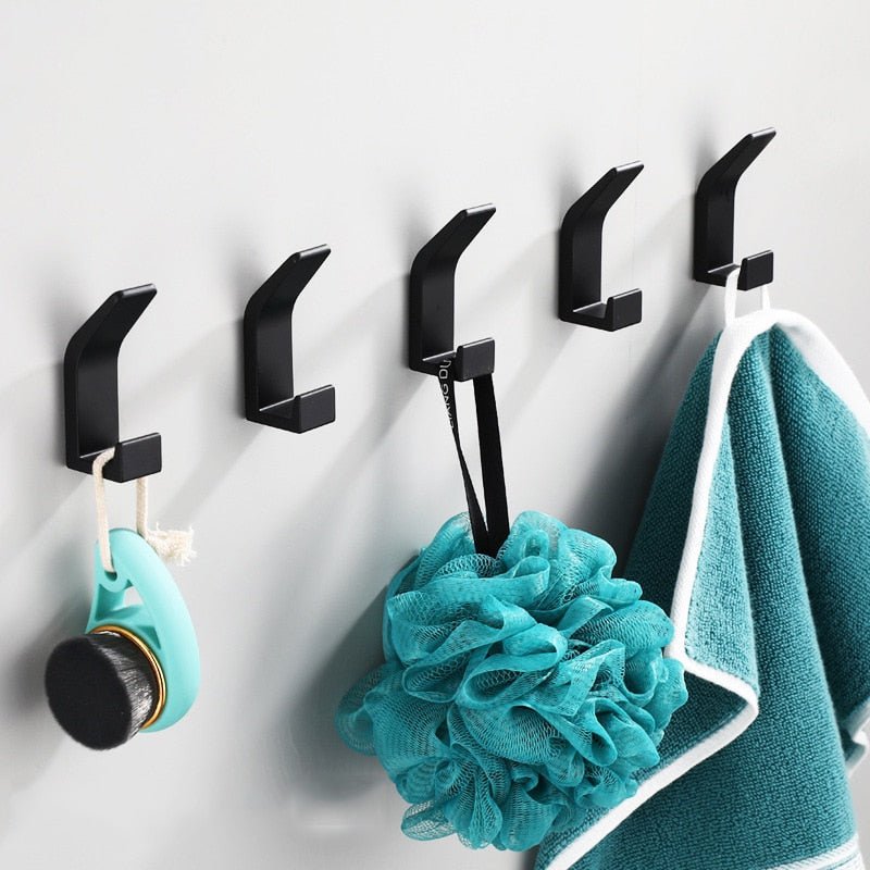 Stylish Aluminum Wall Hooks - Sleek Coat Rack Hooks