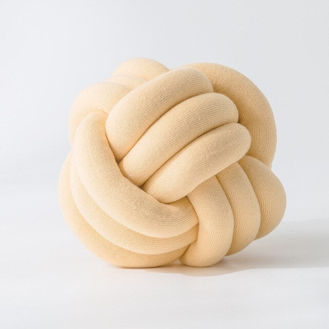 Round Tufted Ottoman Cushion