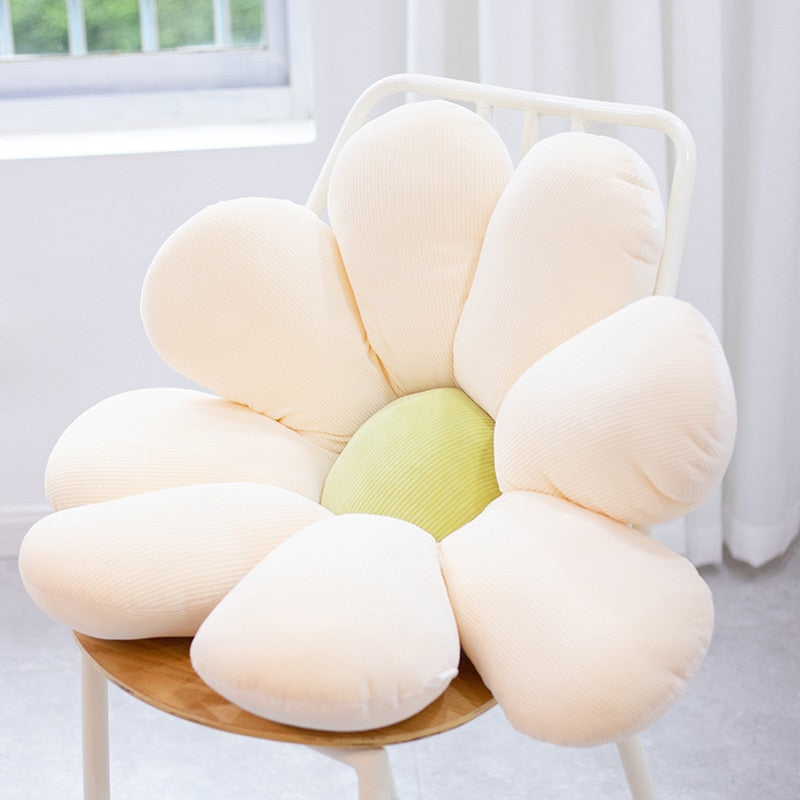 Soft Floral Pillow Cover