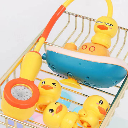 Colorful Rubber Duck Bath Sprinkler Toy