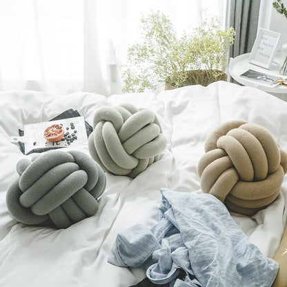 Round Tufted Ottoman Cushion
