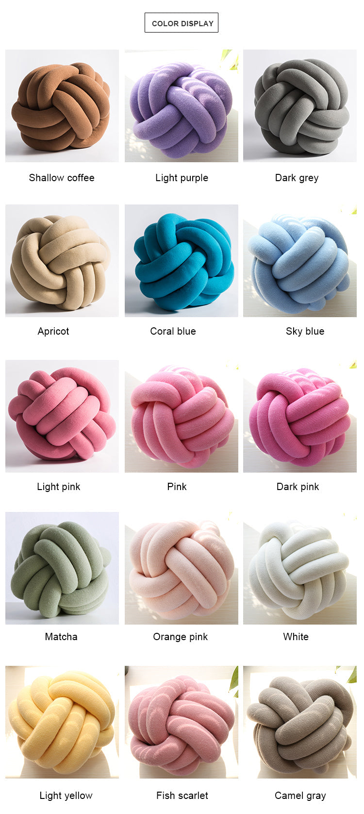 Round Tufted Ottoman Cushion