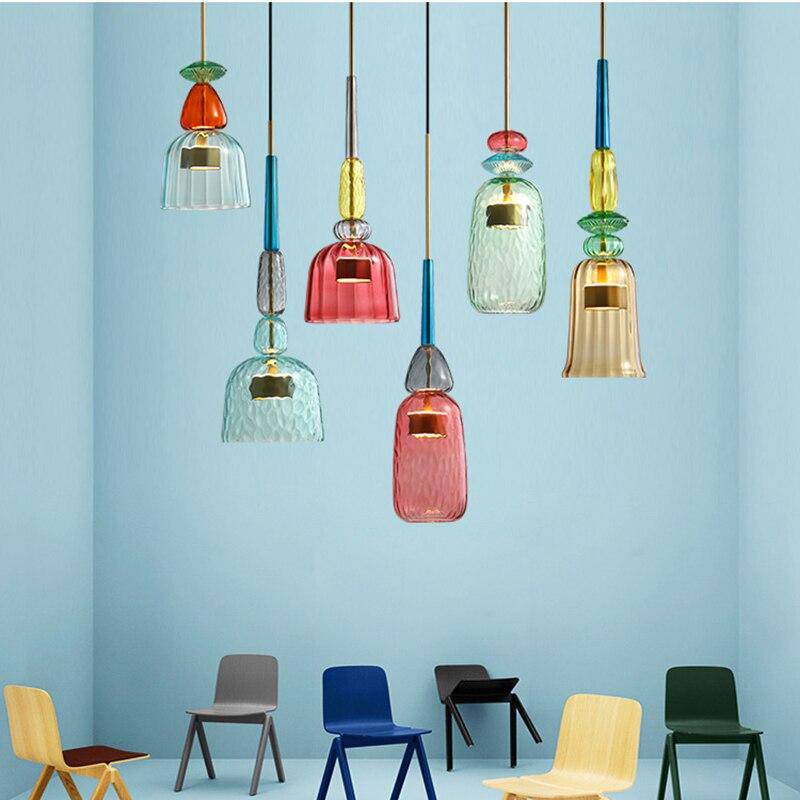 Colorful Modern Overhead Lamp Sofia
