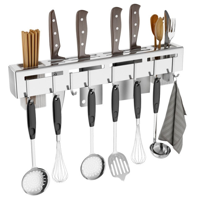 Easy Install Kitchen Utensil Storage Rack