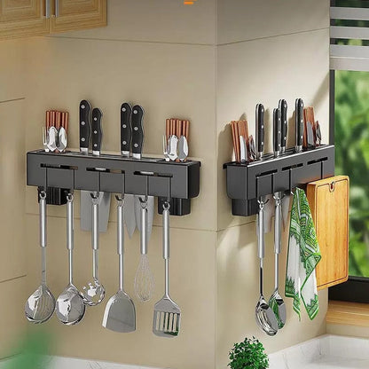 Easy Install Kitchen Utensil Storage Rack