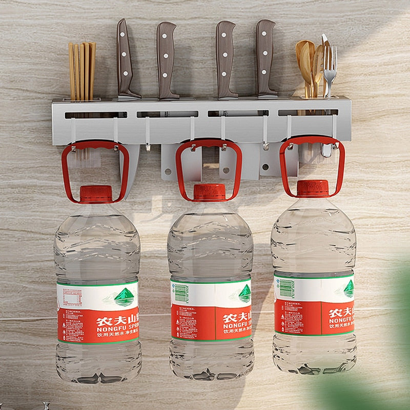 Easy Install Kitchen Utensil Storage Rack
