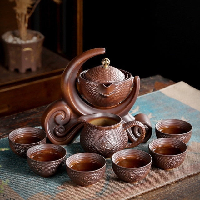 Traditional Chinese Ceramic Tea Pot Set
