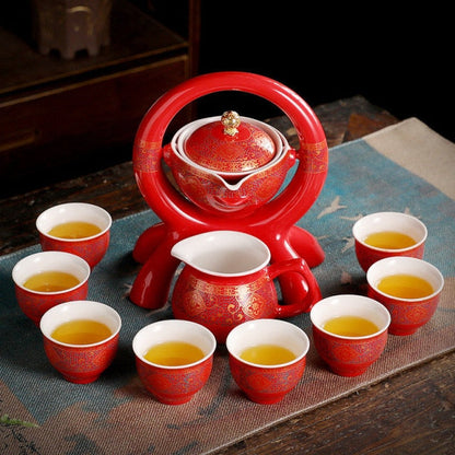 Traditional Chinese Ceramic Tea Pot Set - Befez