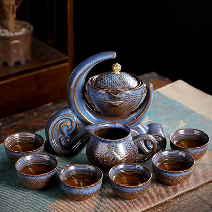 Traditional Chinese Ceramic Tea Pot Set