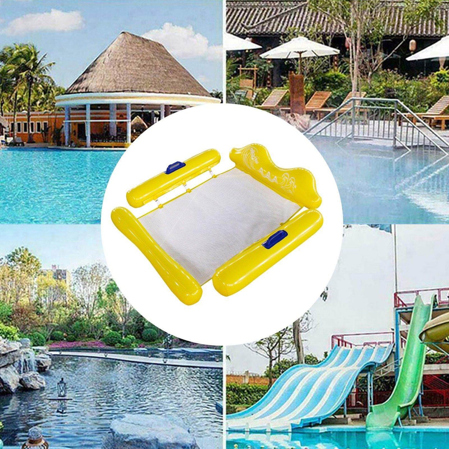 Luxury Pool Float Hammock Lounge Chair