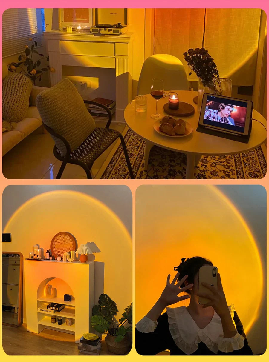 Colorful LED Table Lamp with 4 Light Modes