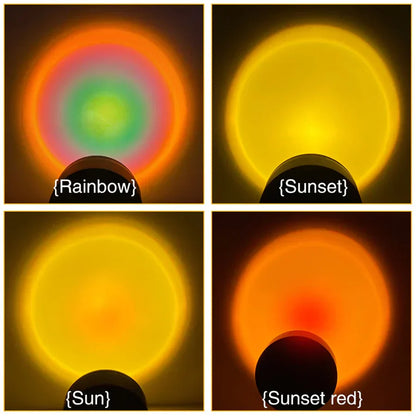 Colorful LED Table Lamp with 4 Light Modes