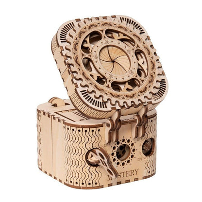 Unique Wooden Puzzle Treasure Box