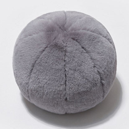 Plush Fuzzy Ball Cushion