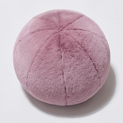 Plush Fuzzy Ball Cushion