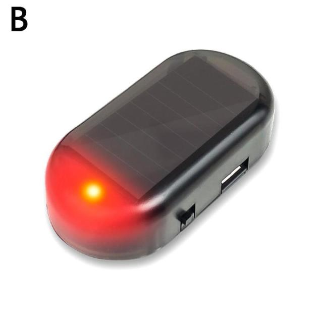 Car Solar Powered Fake Alarm Security Light - Befez