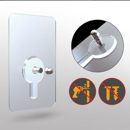 Strong Clear Sticky Wall Hooks 10 Pack