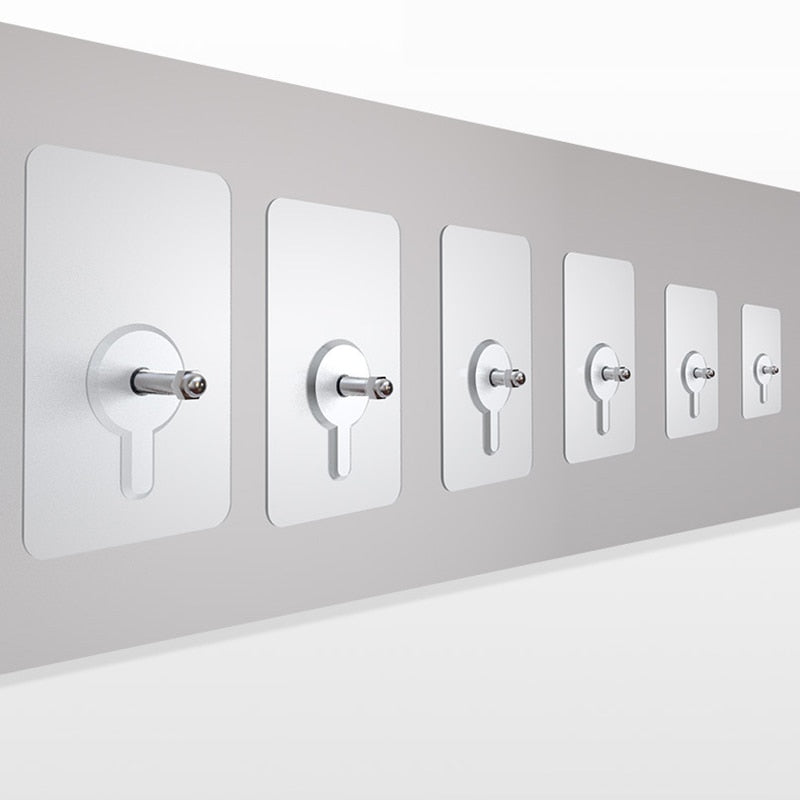Strong Clear Sticky Wall Hooks 10 Pack