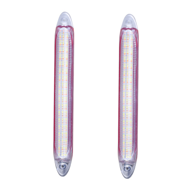 2Pcs Universal Car LED Turn Signal Strip Lights