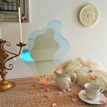 Decorative Glass Floral Wall Mirror