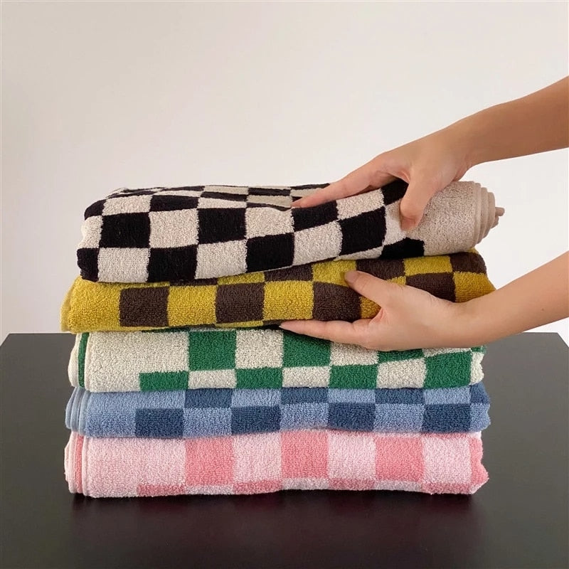 Colorful Patterned Bath Towels