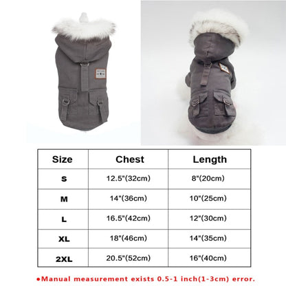 Stylish Faux Leather Dog Coat