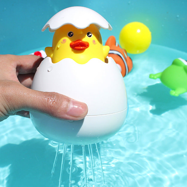 Colorful Egg Shaped Bath Spray Toy - Befez