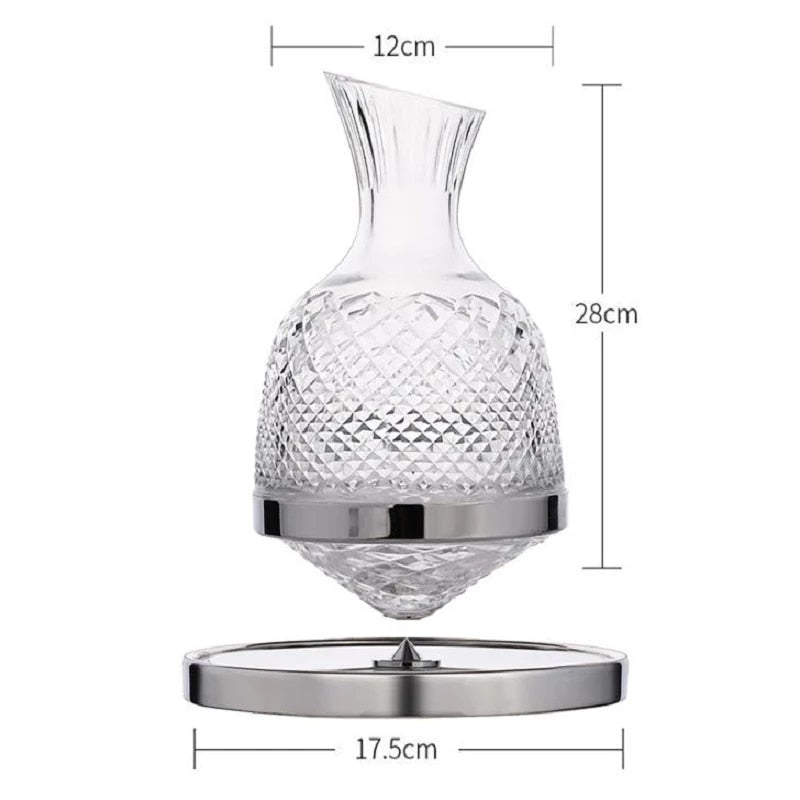Luxurious Glass Crystal Wine Carafe