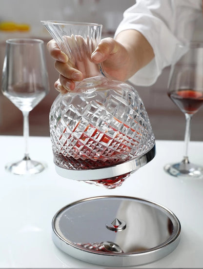 Luxurious Glass Crystal Wine Carafe