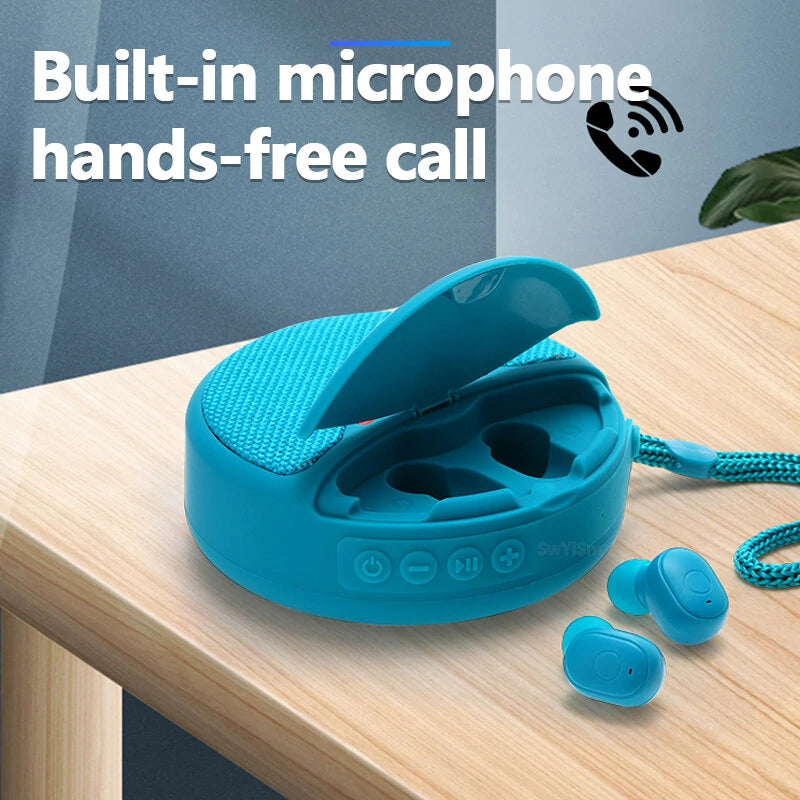 Wireless Earbuds Bluetooth Portable Speaker