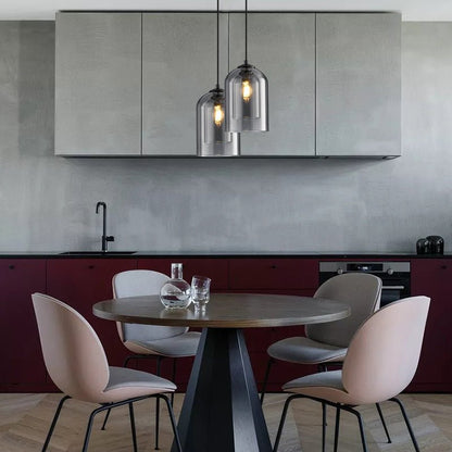 Clear Glass Hanging Ceiling Light