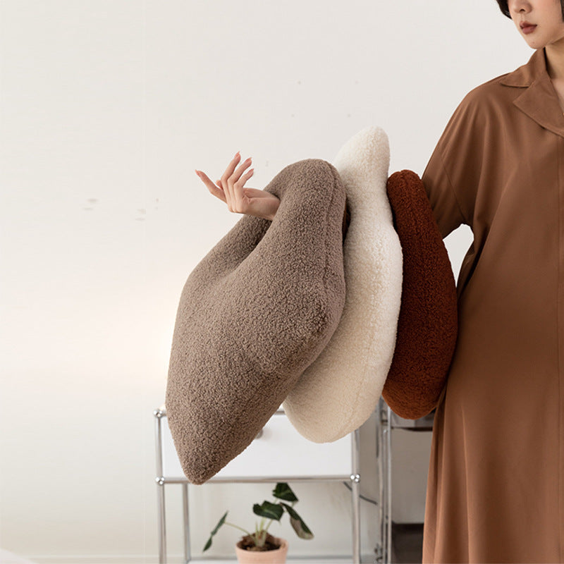 Soft Round Wool Pillow