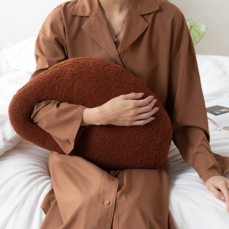 Soft Round Wool Pillow
