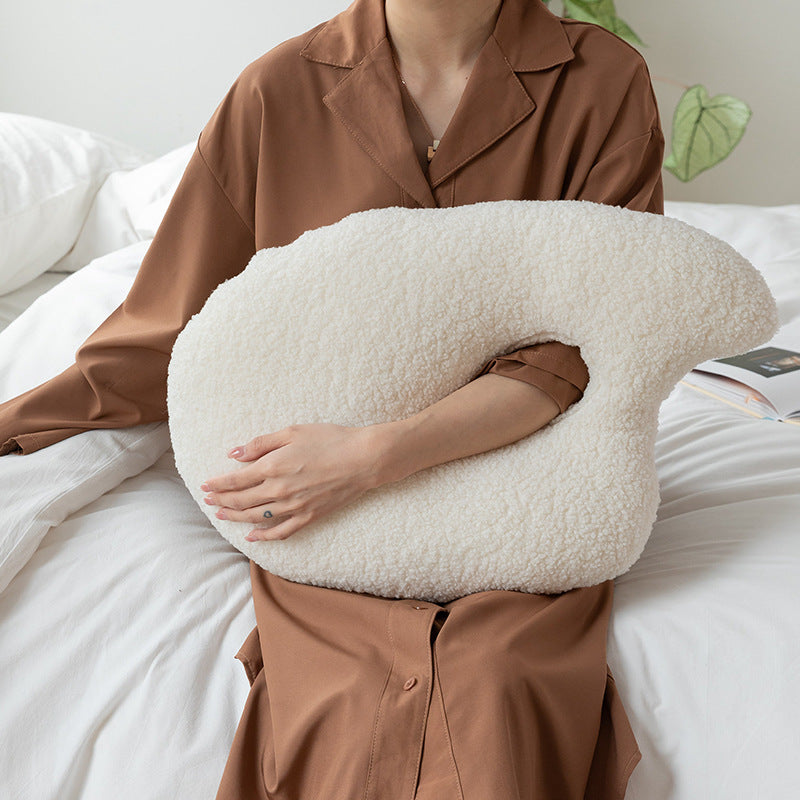 Soft Round Wool Pillow
