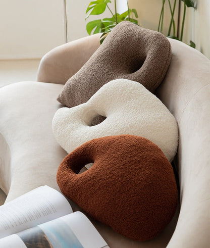 Soft Round Wool Pillow