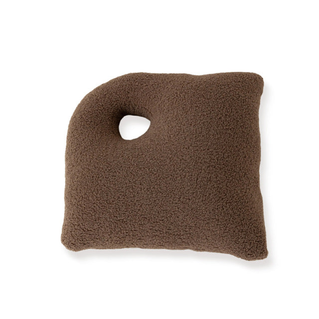 Soft Round Wool Pillow