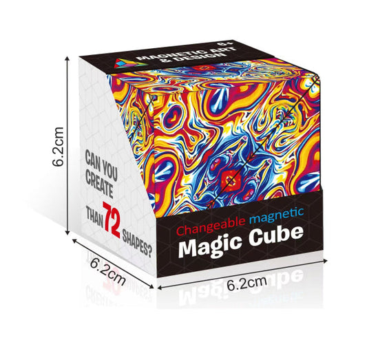 Relaxing Fidget Magnetic Puzzle Cube - Befez